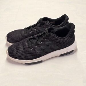 Adidas Cloudfoam Racer TR Men Black Mesh Casual Lifestyle Sneakers Shoes Size 12
